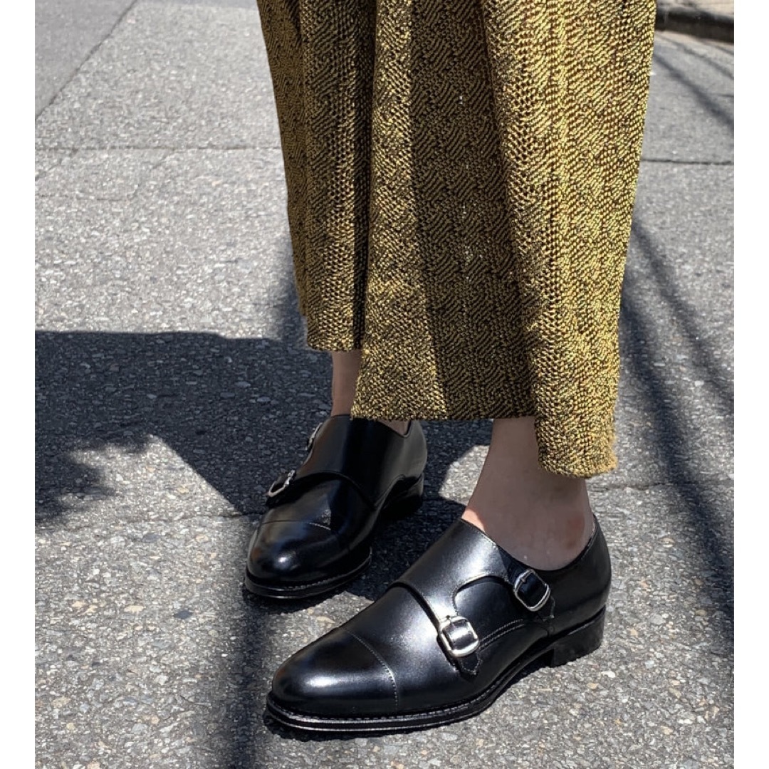 Jalan Sriwijaya - 革靴 ダブルモンクストラップシューズ ジャランスリ