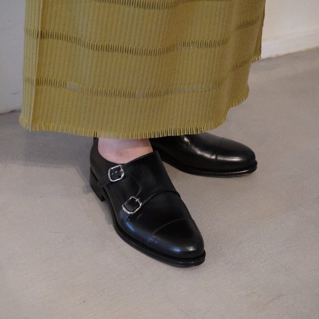 Jalan Sriwijaya - 革靴 ダブルモンクストラップシューズ ジャランスリ