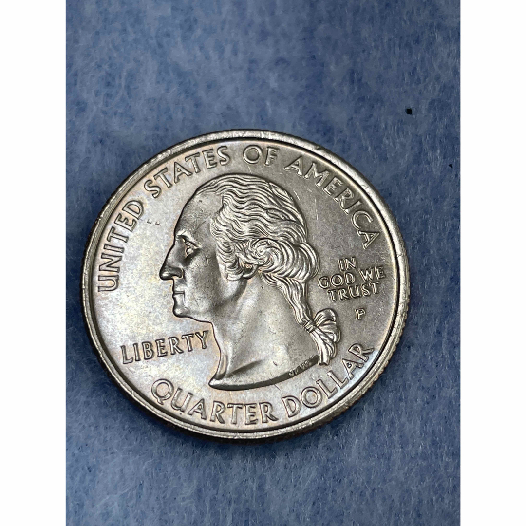 アメリカ25セント記念硬貨New York 2001-1-Pの通販 by きよさん's shop