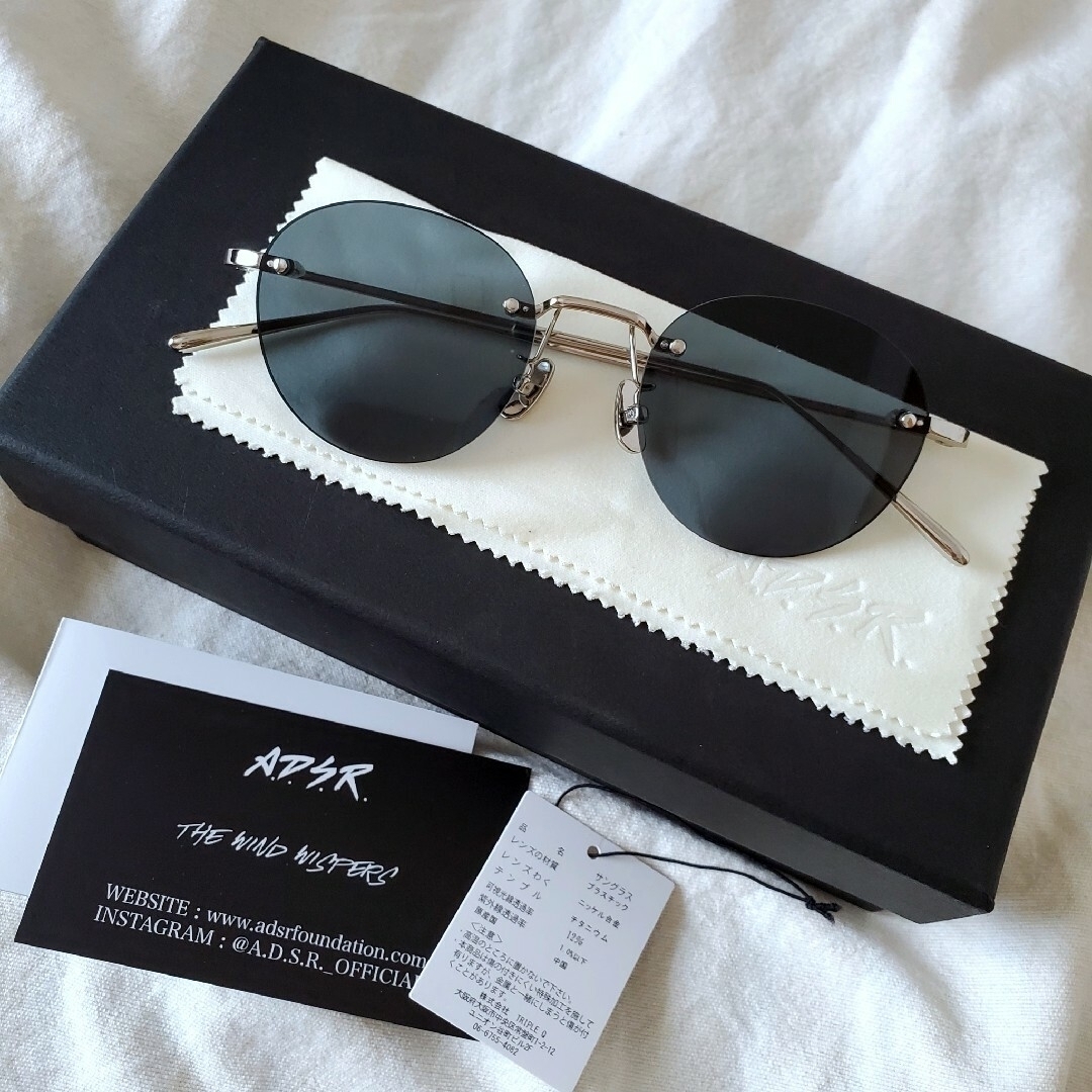 A.D.S.R. - A.D.S.R. BULLOCK 02 サングラス ブラック ユニセックスの