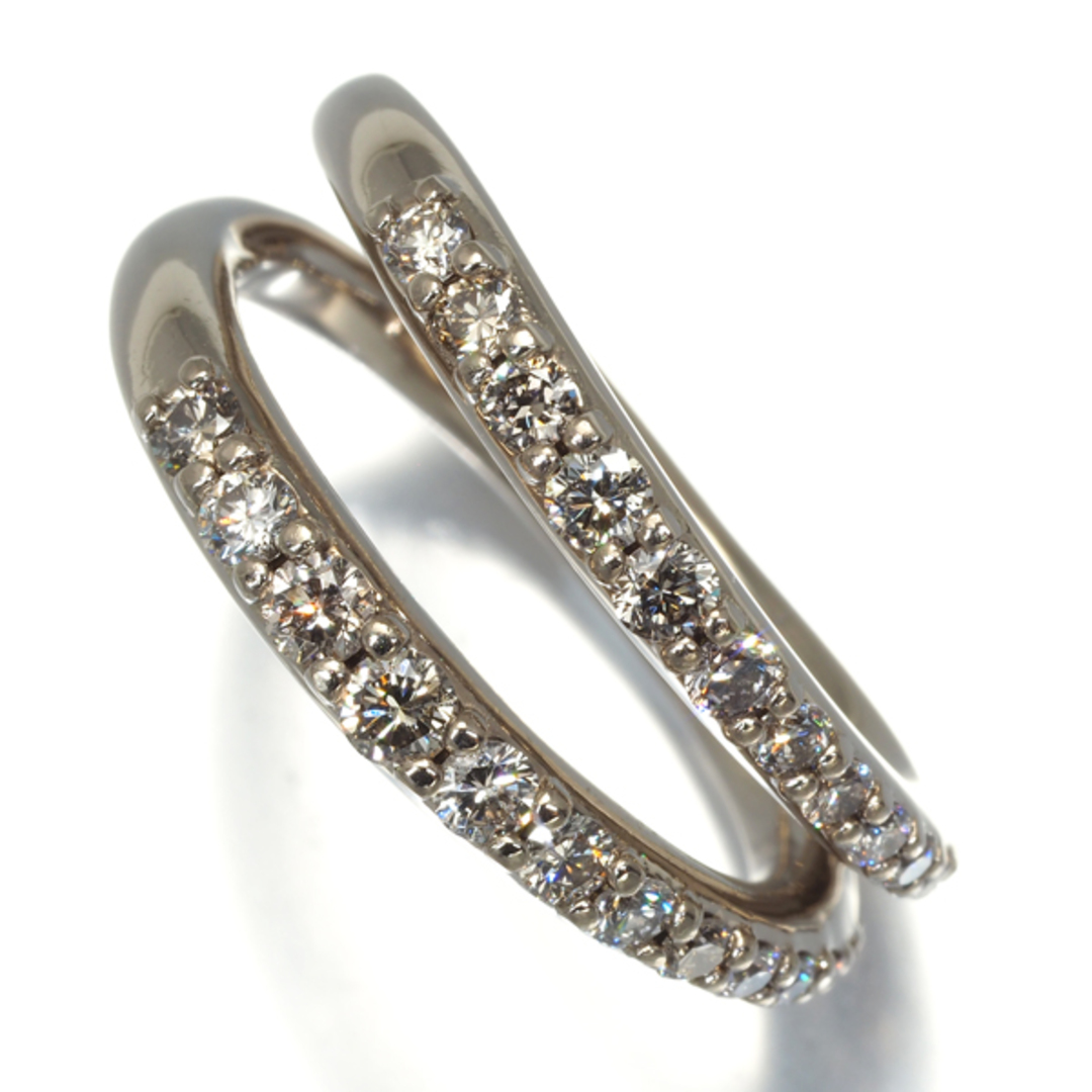 カシケイ リング ダイヤ 0.60ct マーシネス 11号 K18BG 大幅値下げ品の