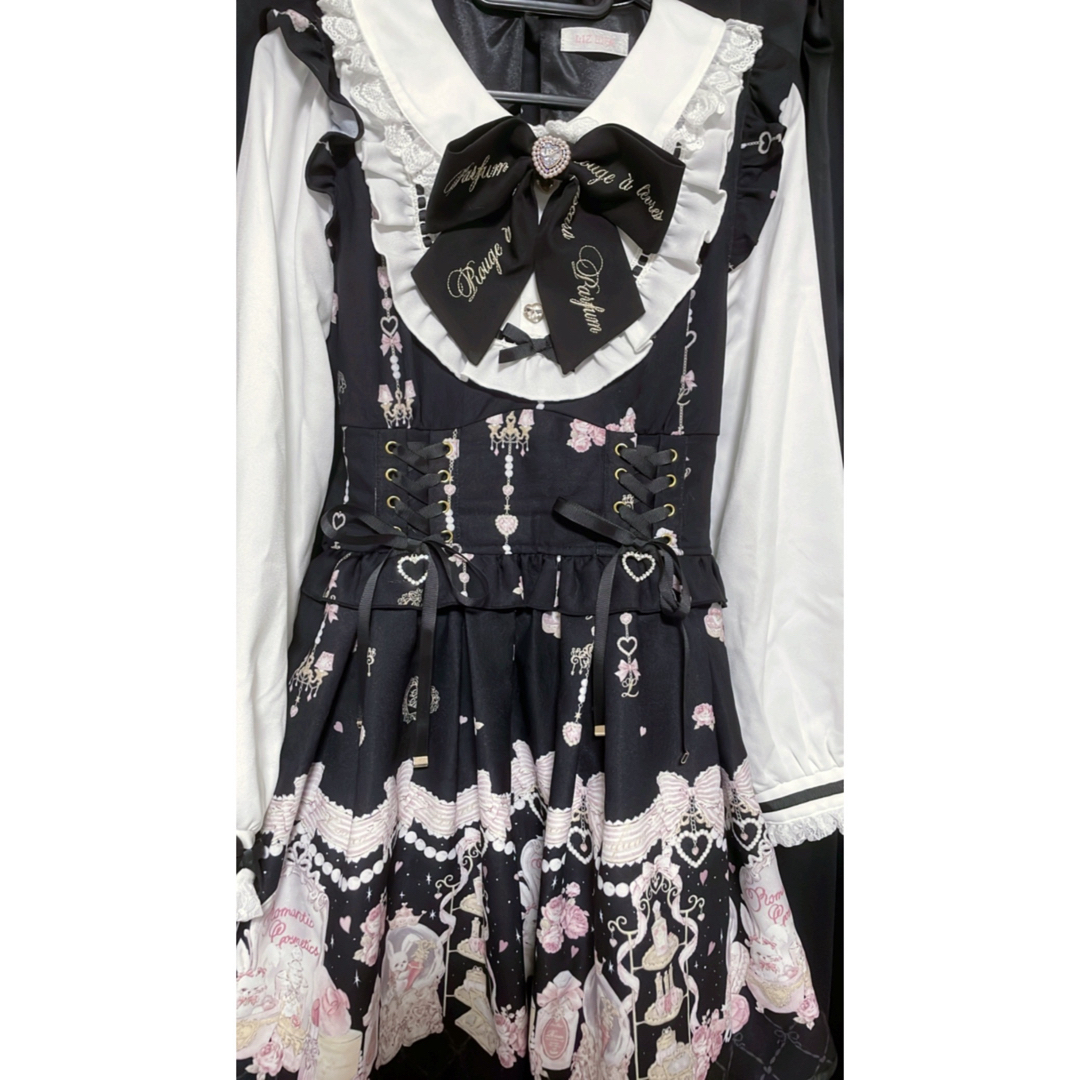 LIZ LISA - Romantic Cosmetics ワンピース ブラックの通販 by のん's