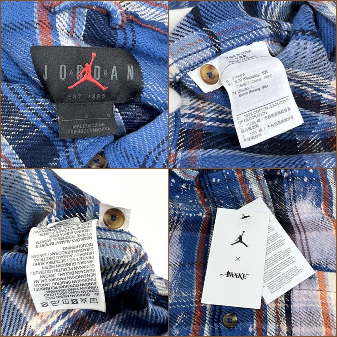 AWAKE - 【Jordan×Awake】ジョーダン×アウェイクコラボ NYシャツ