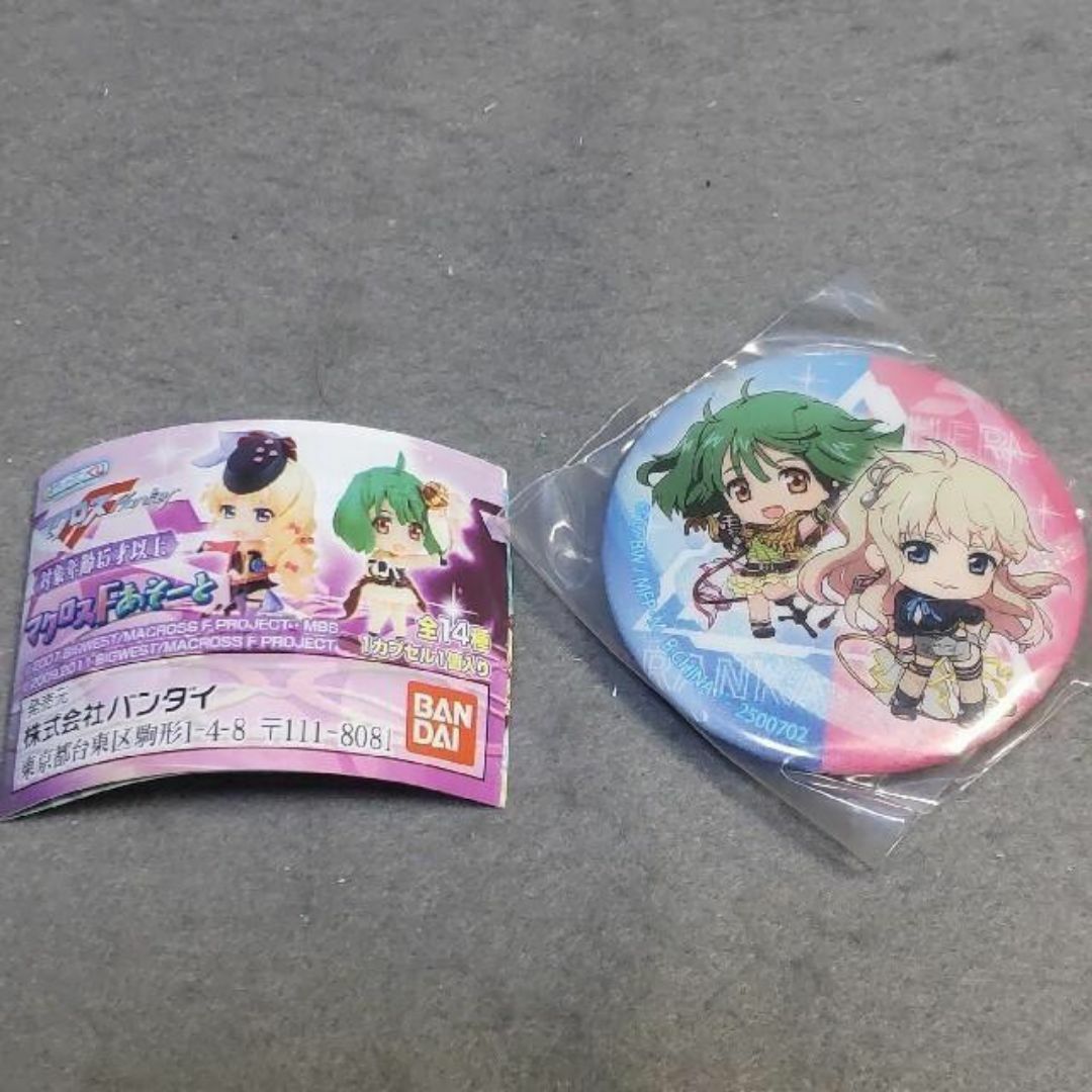 マクロスFアソート缶バッジ シェリル&ランカの通販 by mako0079's shop
