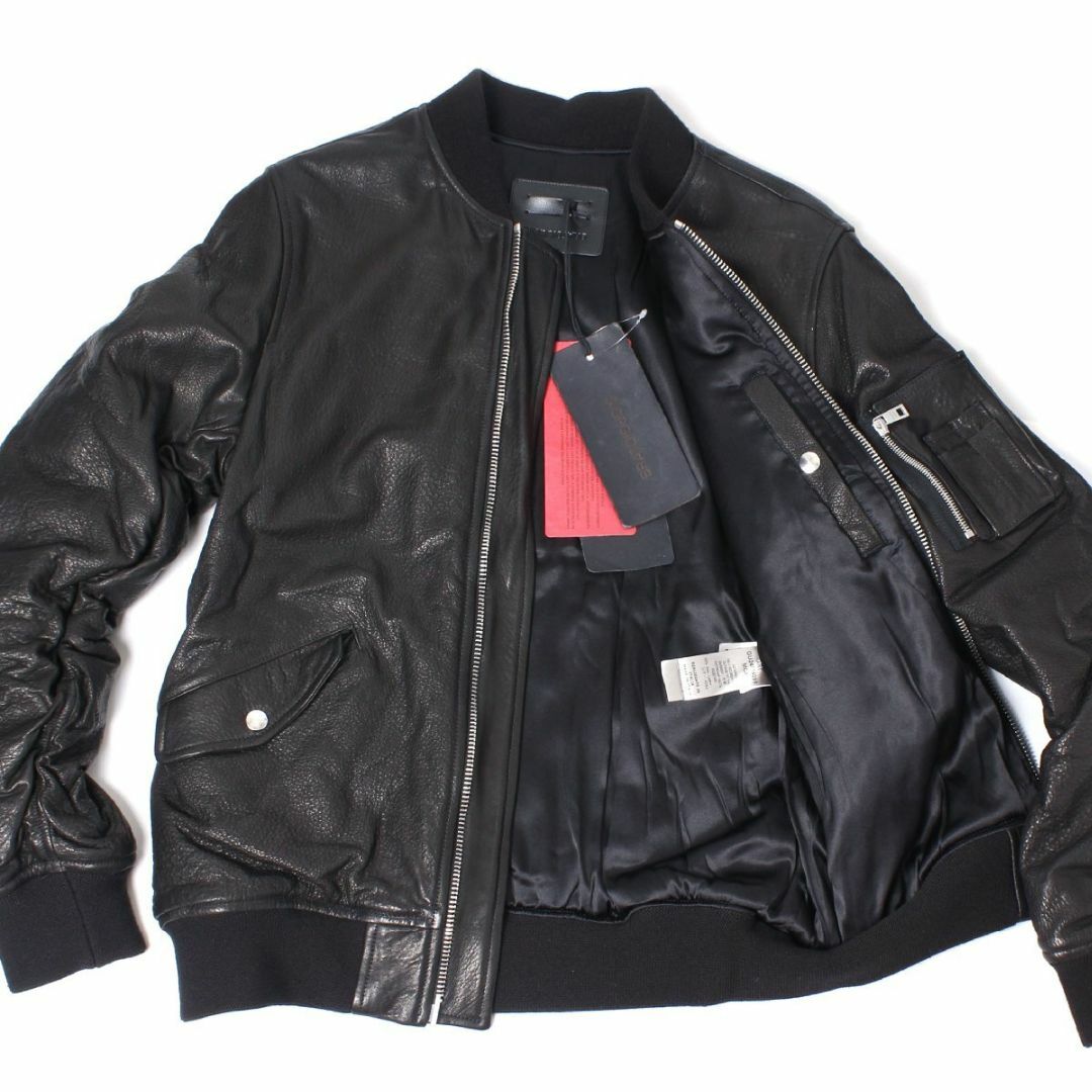 GIORGIO BRATO - 新品 GIORGIO BRATO ラムレザーボンバージャケット 46