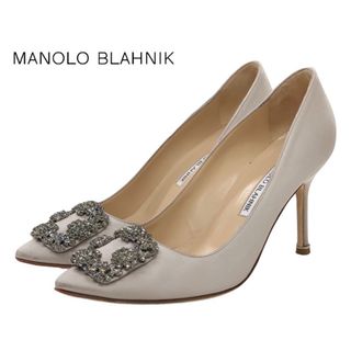MANOLO BLAHNIK（ハイヒール/パンプス ・ シルバー/銀色系）のフリマ