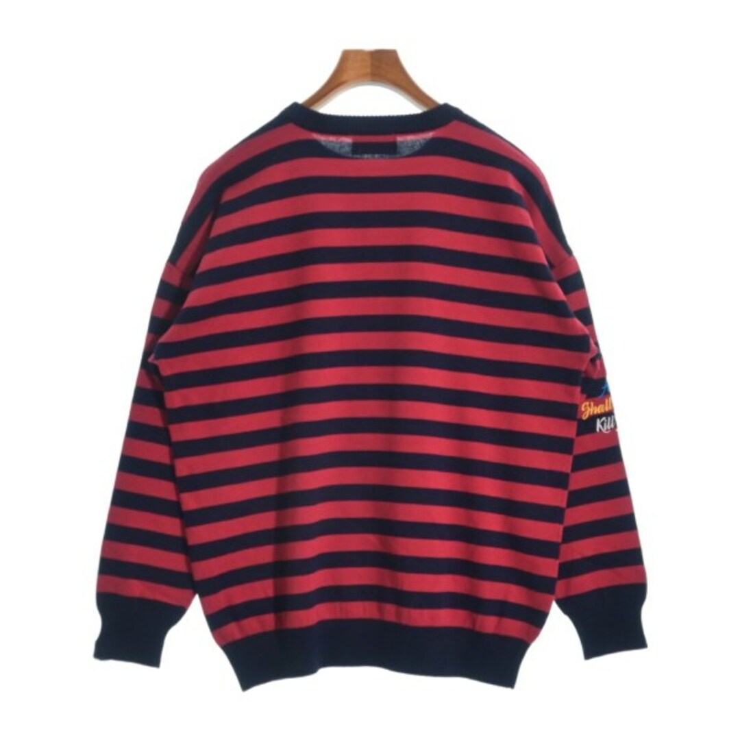 A BATHING APE - A BATHING APE ニット・セーター -(L位) 紺x赤