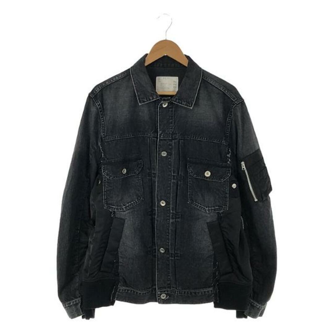 sacai - 【美品】 sacai / サカイ | DENIM × MA-1 JACKET デニム 異