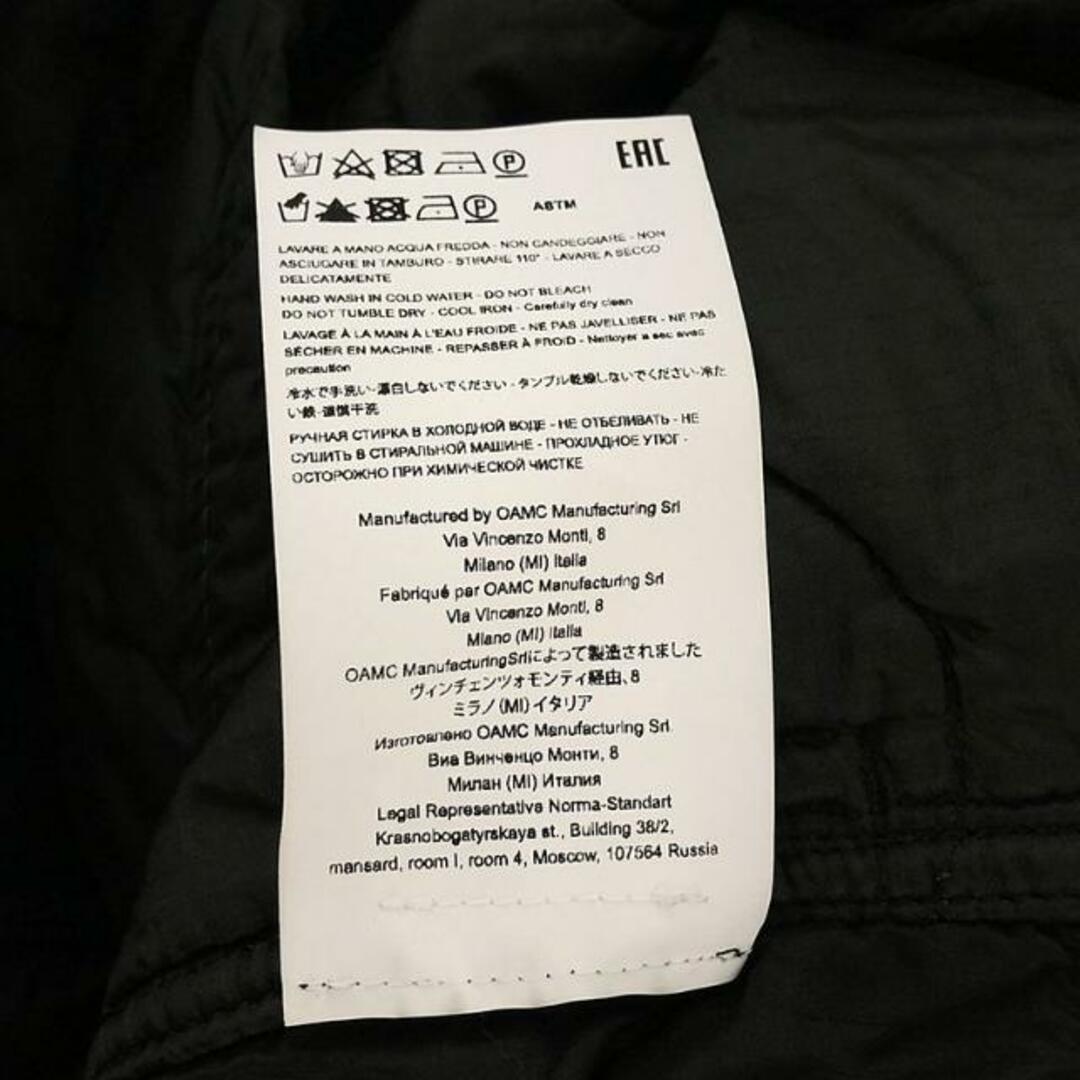 OAMC - 【新品】 OAMC / オーエーエムシー | RE:WORK ZIPPED LINER / M