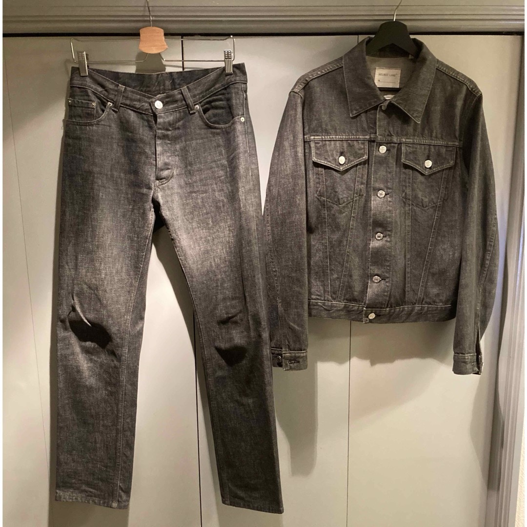 HELMUT LANG - helmut lang 本人期 ブラックデニムセットアップの通販