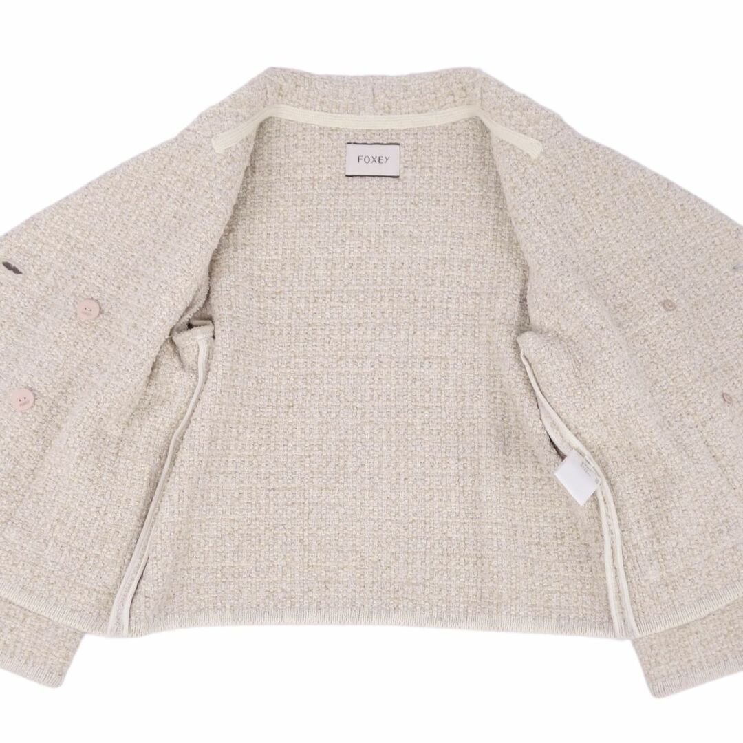 FOXEY - 美品 フォクシー FOXEY ジャケット ニットジャケット ツイード