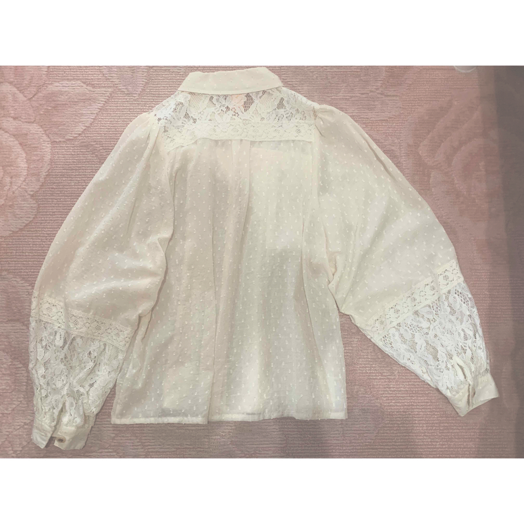 LIZ LISA - リズリサ ブラウス 長袖 ホワイト 白色 LIZLISA ベージュ