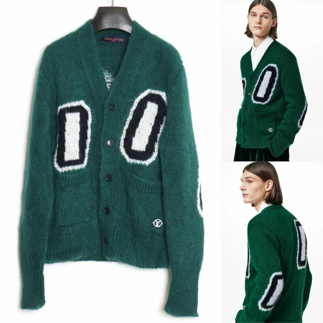 LOUIS VUITTON - LOUIS VUITTON 国内正規品 22AW モヘアカーディガン