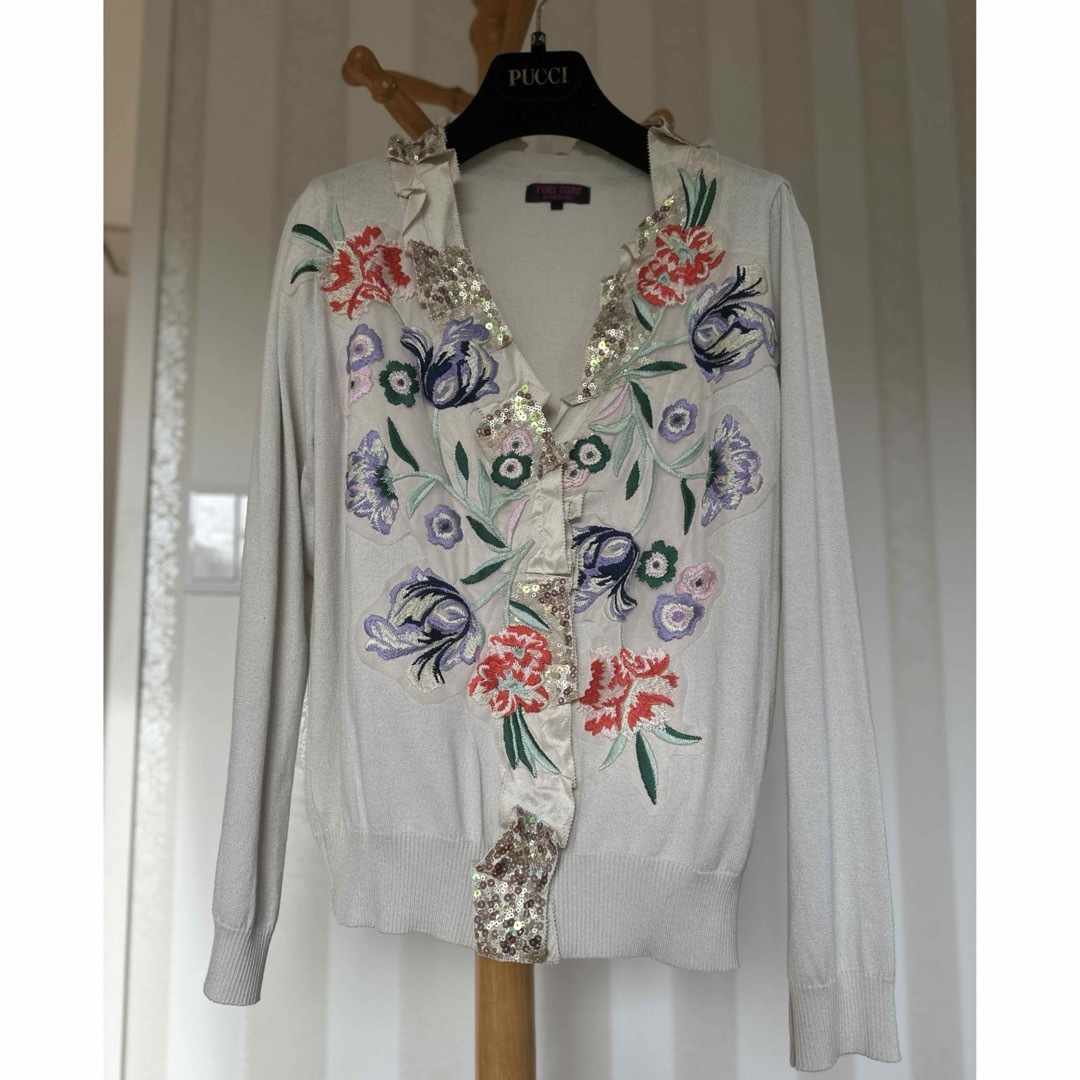 YUKI TORII INTERNATIONAL - ユキトリイ 刺繍 カーディガンの通販 by