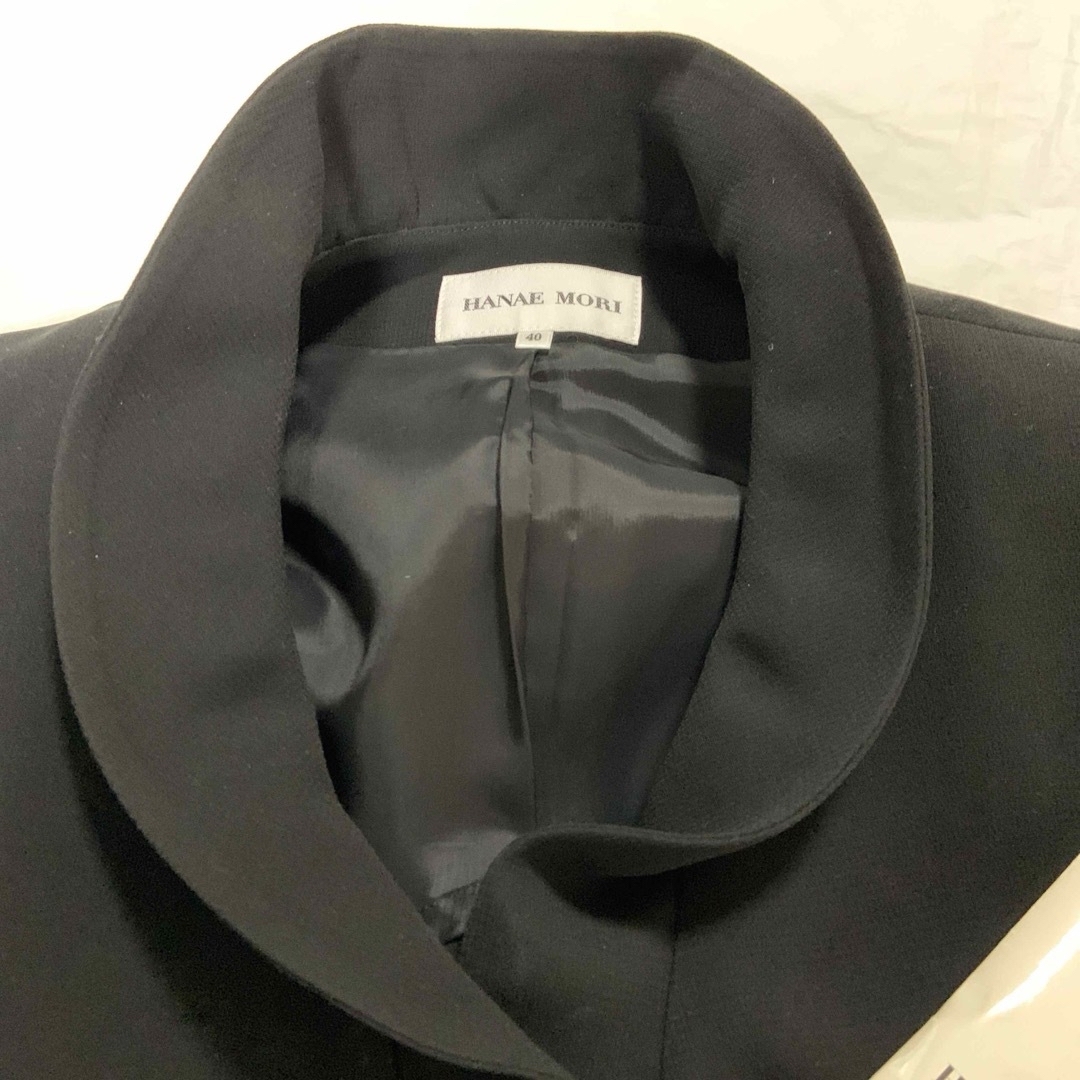 新品税込8万9250円 ハナエモリ（HANAE MORI）黒のジャケット