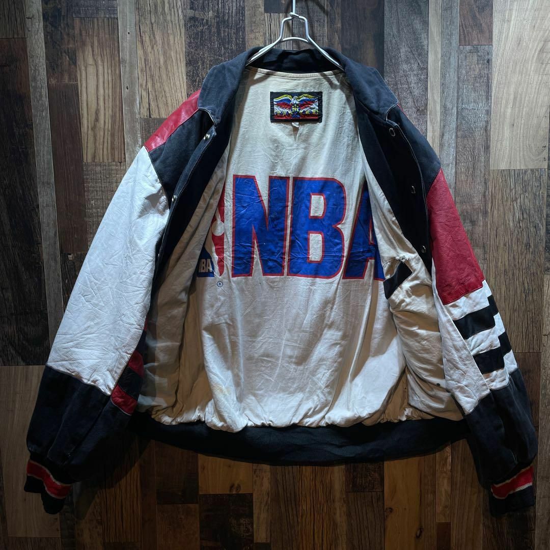 激レア ジェフ ハミルトン ブルズ NBA スタジャン USA製 90s メンズの
