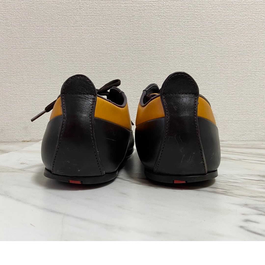 PRADA - 希少モデル 00s 〜 PRADA 蜂イエロー ブラック 黒 レザー