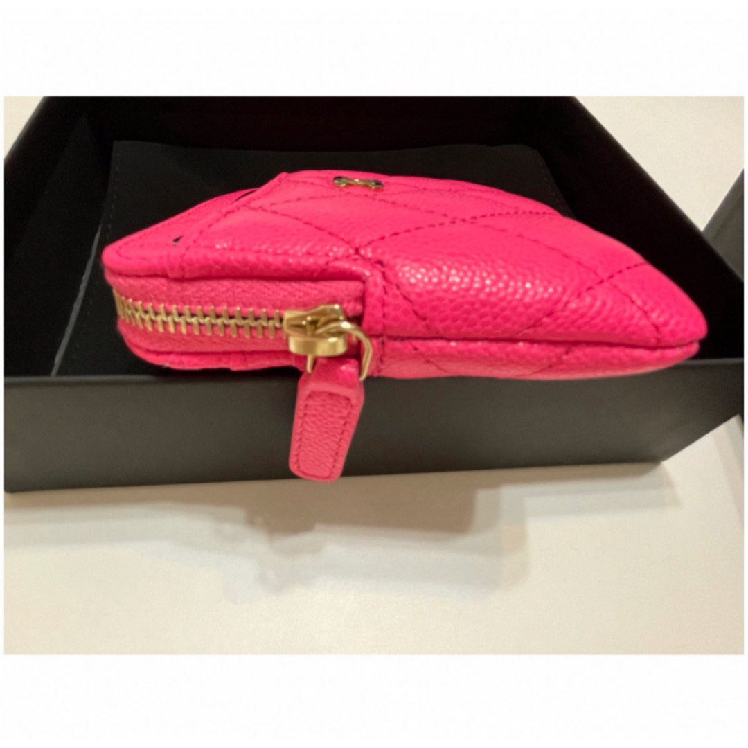 CHANEL - CHANEL シャネル ミニ財布 ココマーク マトラッセ ピンク