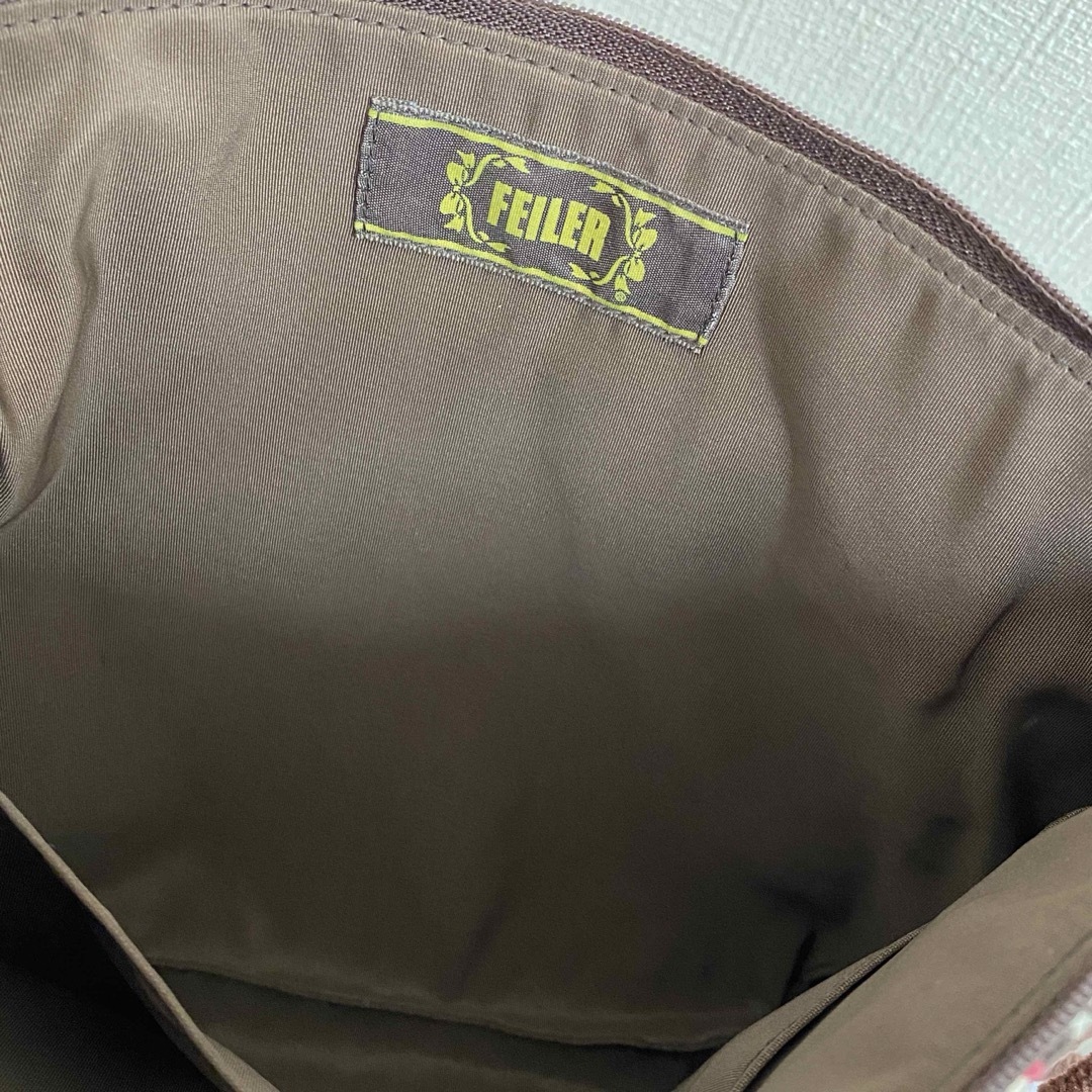 FEILER - フェイラー ショルダーバッグ ななめ掛け ローズ バラ 薔薇