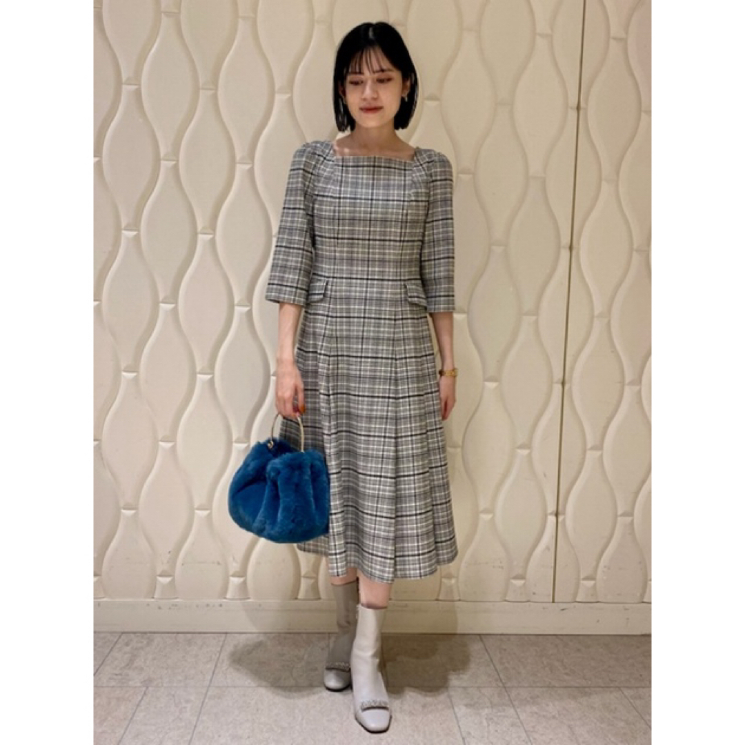 CELFORD - 【正規品】CELFORD トリプルクロスワンピース CHECK