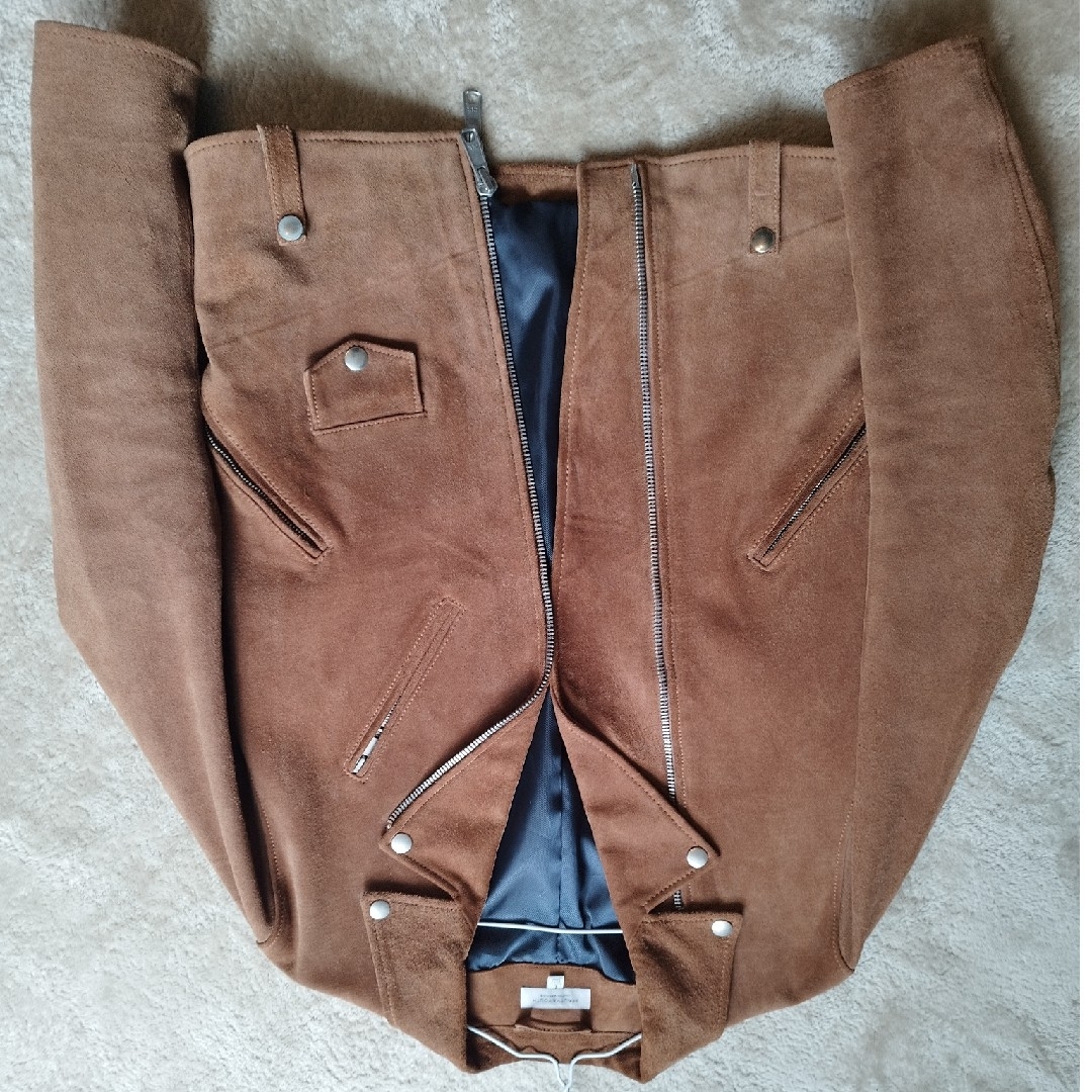 BEAUTY&YOUTH UNITED ARROWS - BY カウ スエード ダブル ライダース