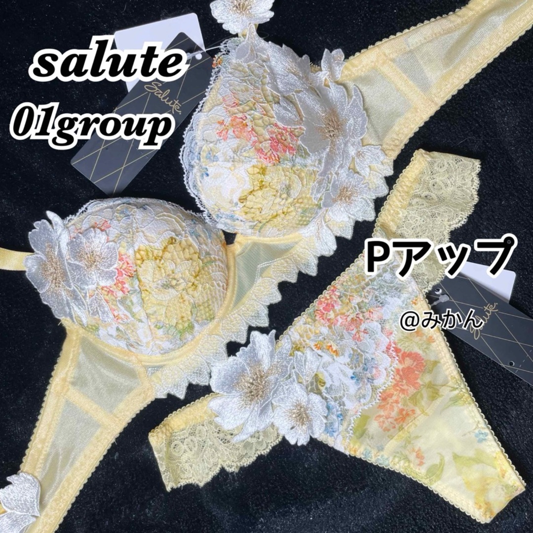 Wacoal - サルート01グループPアップブラソングセット(イエロー)の通販