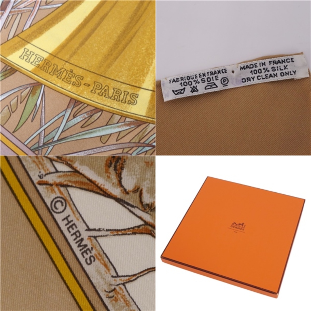 HERMES - エルメス HERMES スカーフ カレ90 CHASSE au BOIS 森の狩猟