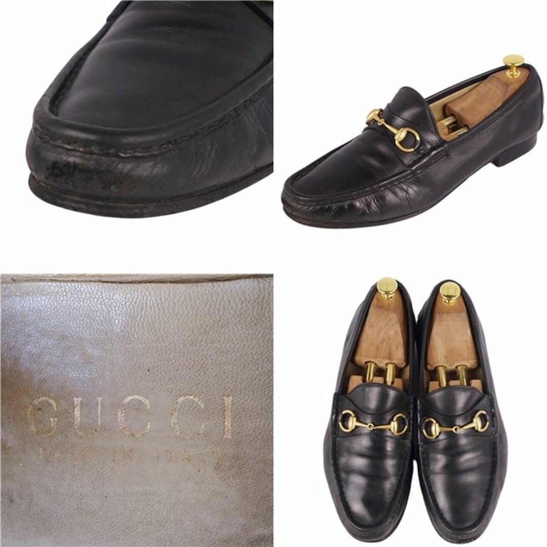 GUCCI - Vintage グッチ ローファー モカシン ホースビット レザー