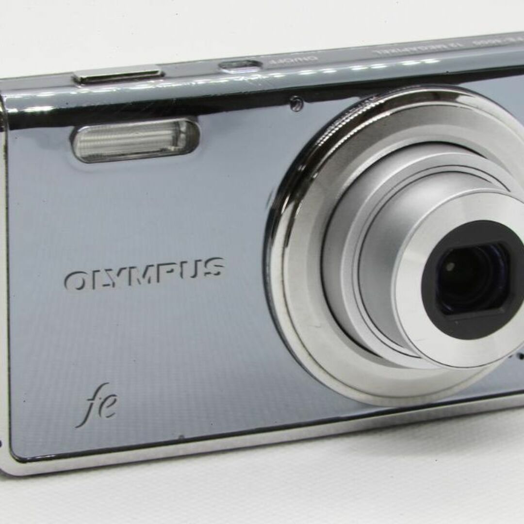 B2029】 OLYMPUS FE-4000 シルバー オリンパスの通販 by mell's shop