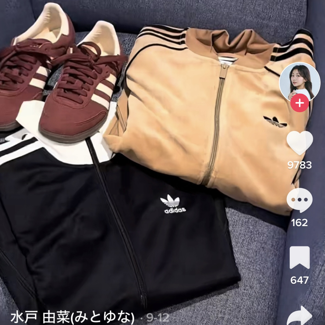 adidas Originals - 新品S⭐️adidas アディカラー ブラウン ベロア