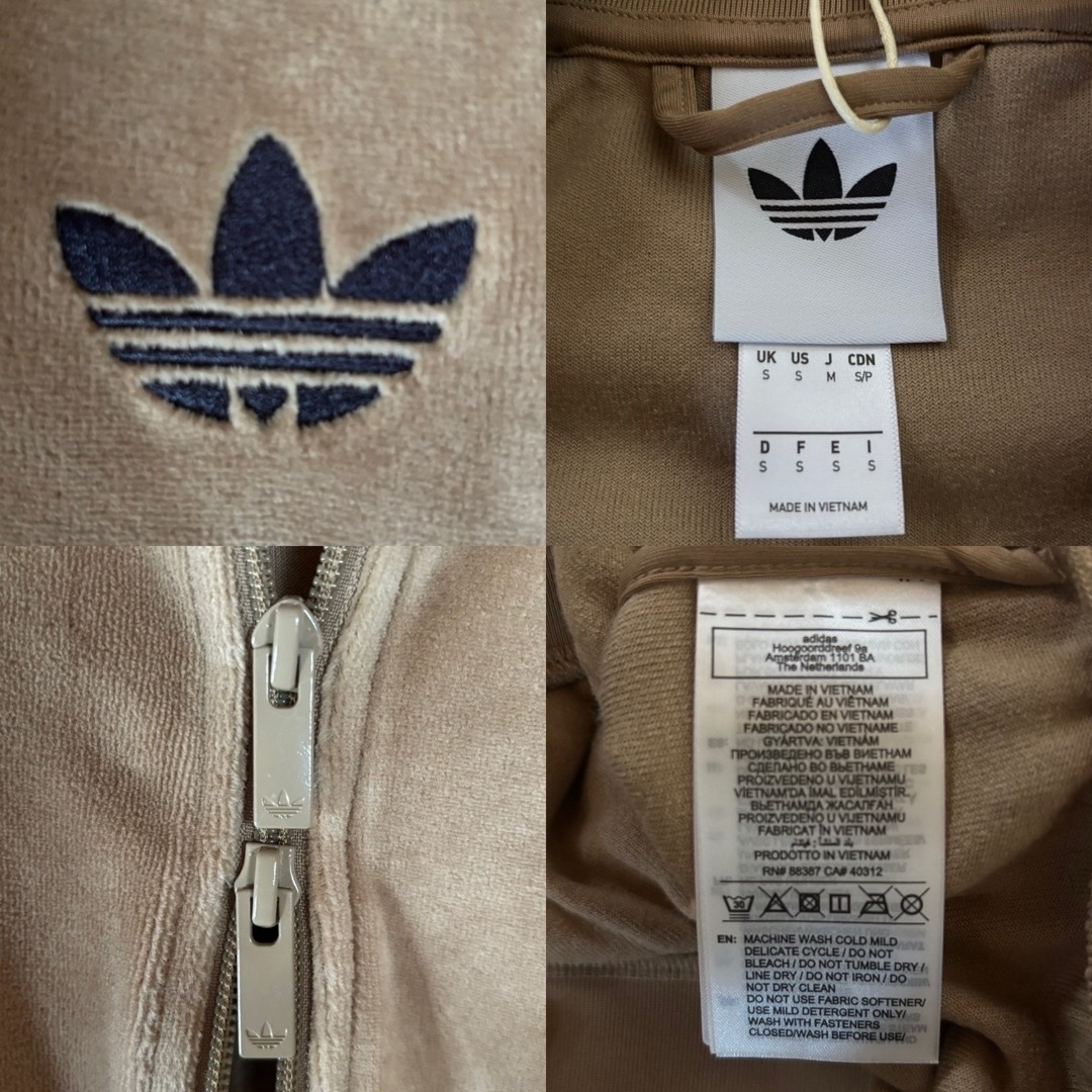 adidas Originals - 新品S⭐️adidas アディカラー ブラウン ベロア