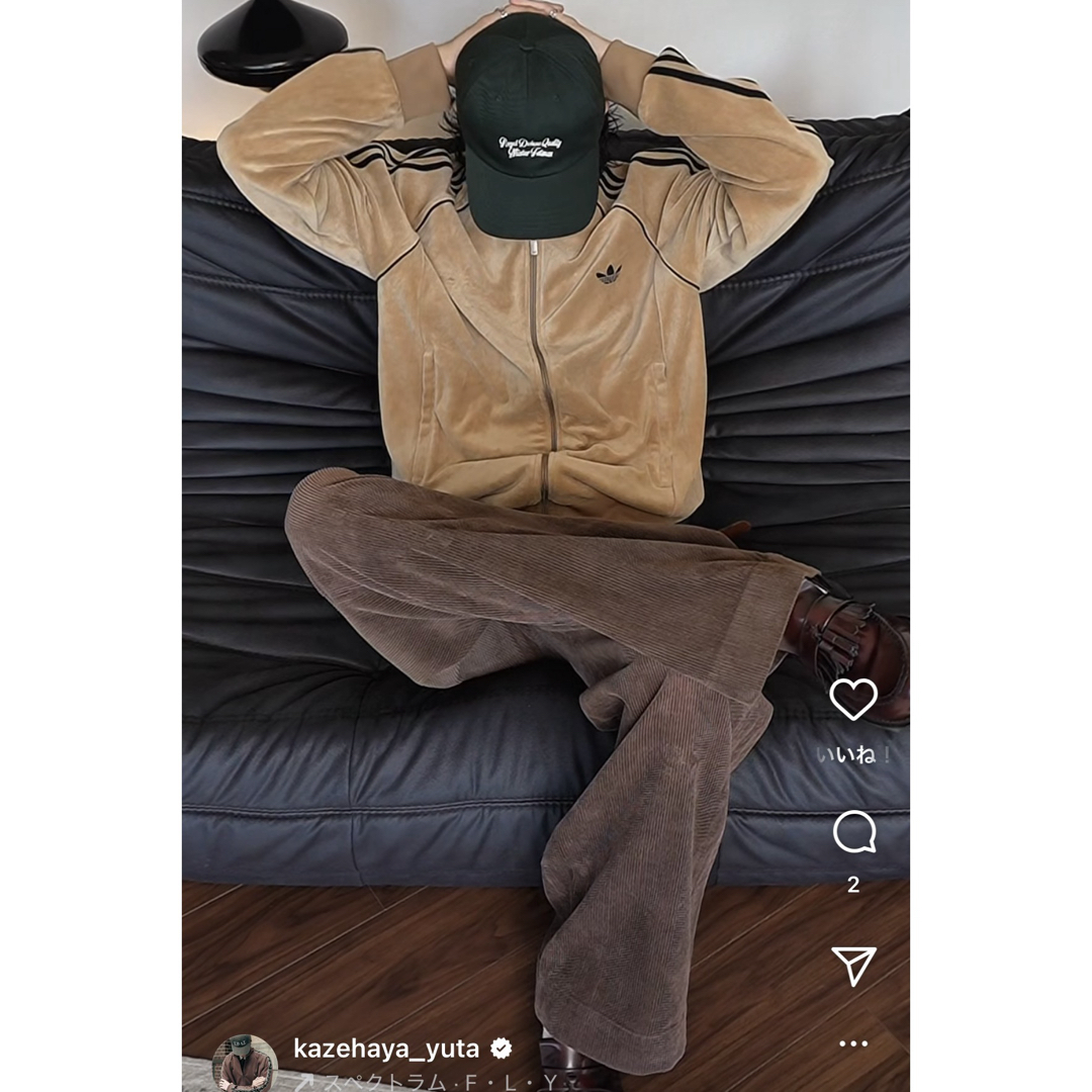 adidas Originals - 新品S⭐️adidas アディカラー ブラウン ベロア