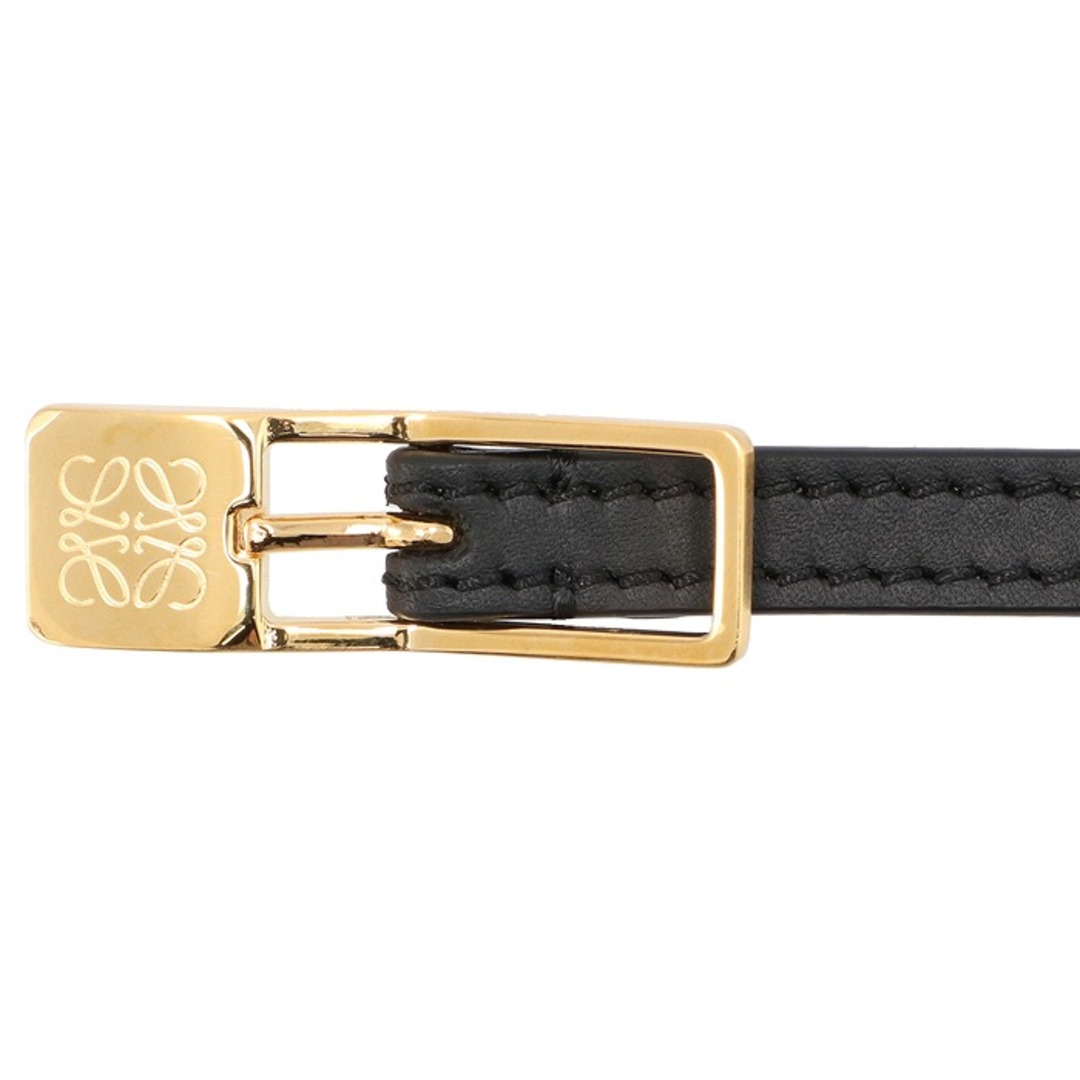 LOEWE - ロエベ LOEWE ベルト アマソナ パッドロック レザー 1cm幅 細