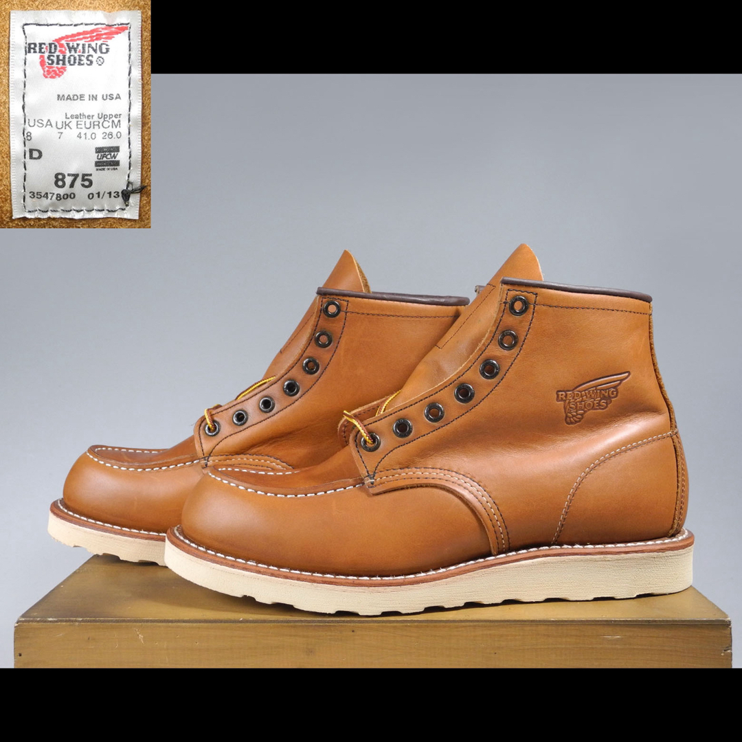REDWING - 875アイリッシュセッターオロレガシー8875 9106現行羽タグ犬