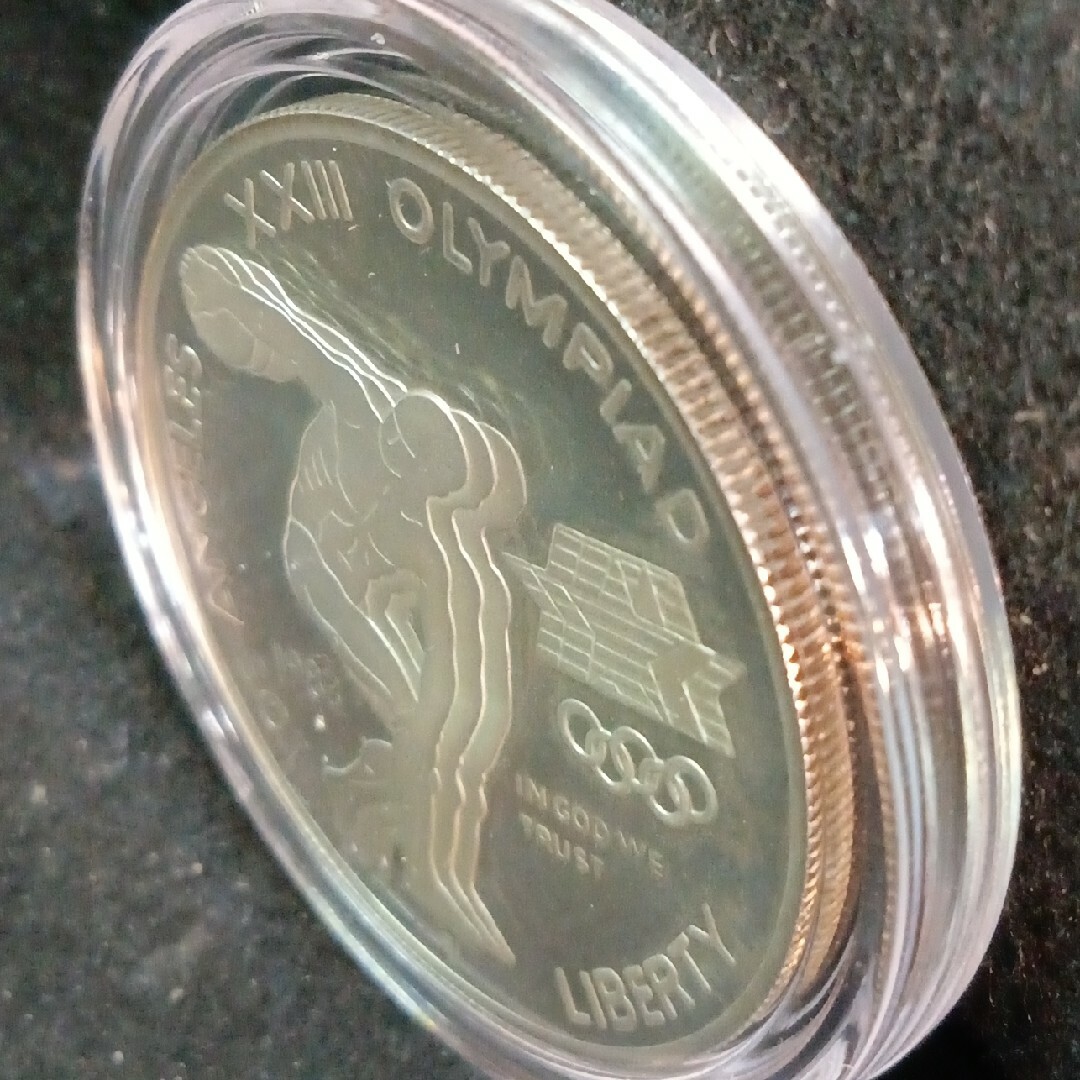 銀貨USA造幣局発行『1983年ロサンゼルスオリンピック記念銀貨 純銀重量