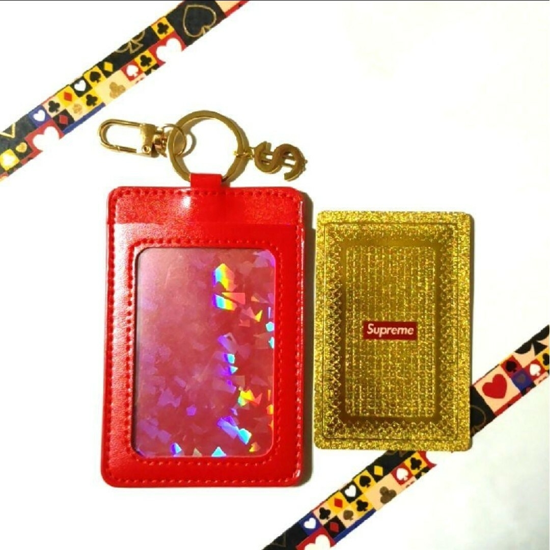 Supreme - ⭐Supreme⭐トランプ1枚と、ドル記号ゴールドチャームパス
