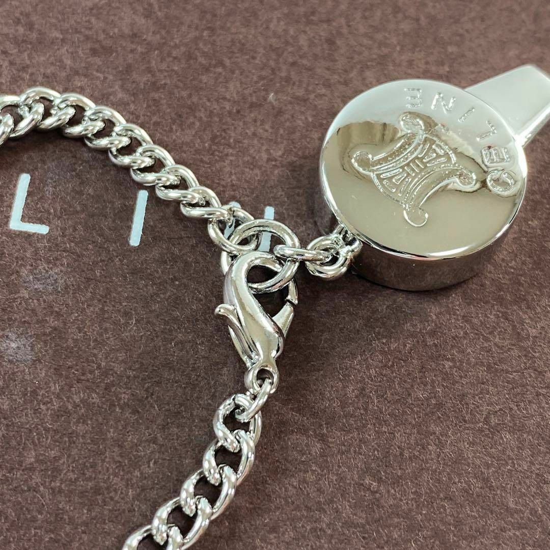 CELINE セリーヌ ホイッスル バッグチャーム キーホルダー 笛 美品