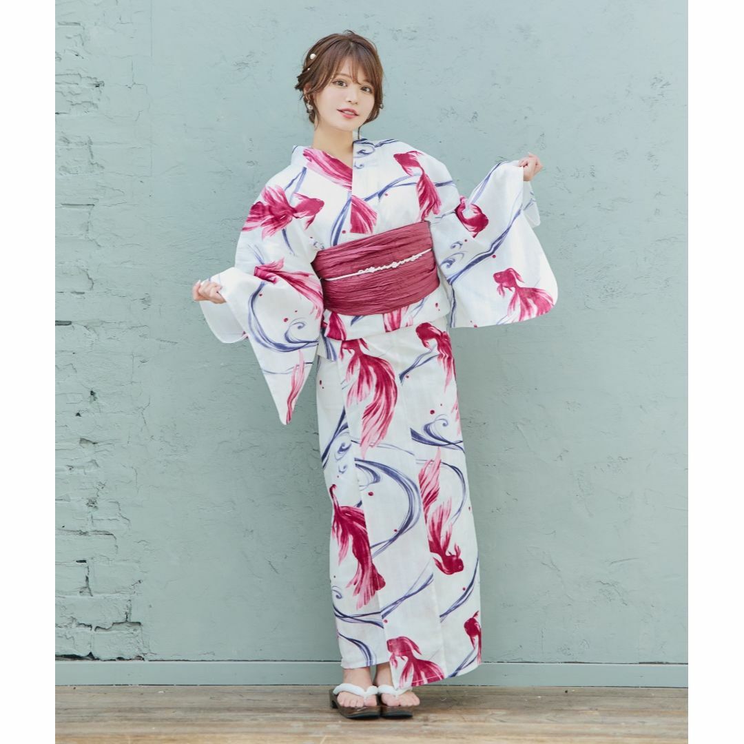 浴衣 セット 浴衣セット ゆかた 大人 レディース かわいい 新品 赤