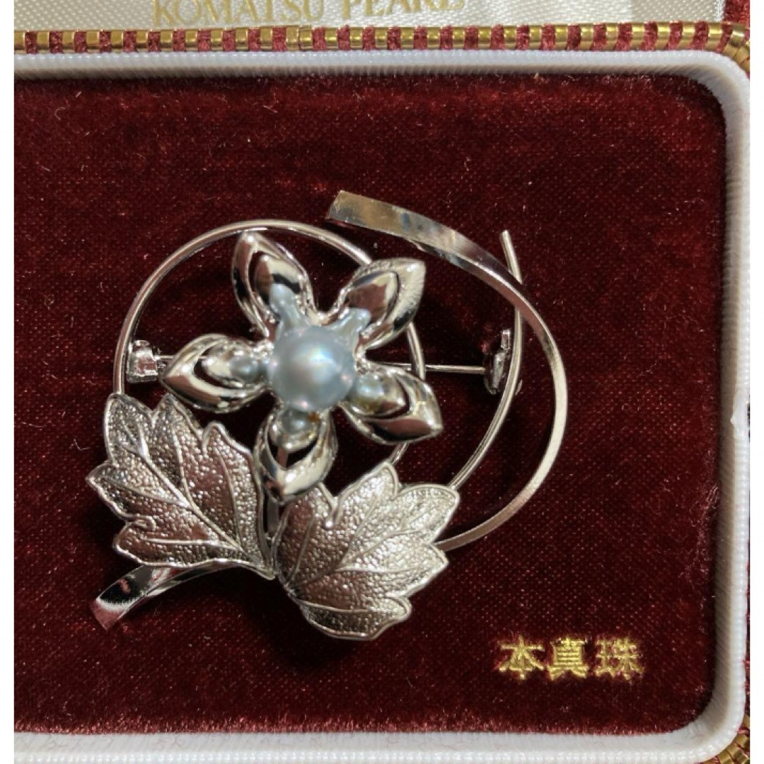 KOMATSU PEARL 本真珠 ブローチの通販 by バンバン's shop｜ラクマ