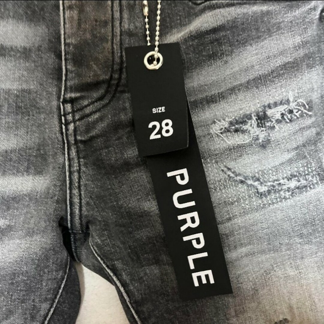 ダメージ加工ジーンズ 28サイズAmiri purple brand ksubi ダメージ加工