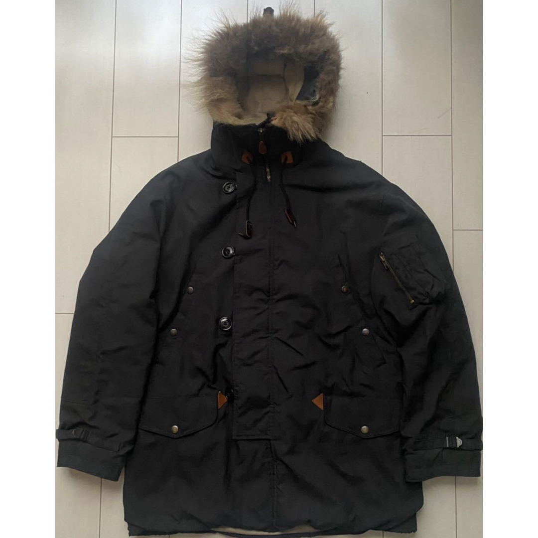 POLO RALPH LAUREN - 美品 90s POLO ラルフローレン N-3B JKT 黒 black