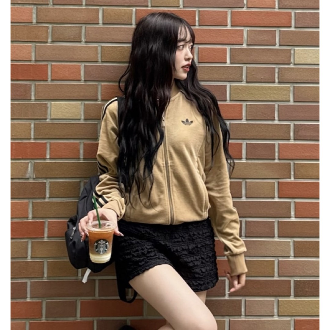 adidas Originals - 新品S】アディダス アディカラー ブラウン ベロア