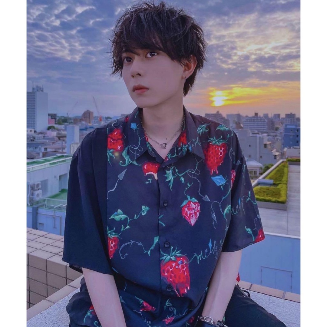 MILKBOY - MILKBOY DEVIL BERRY シャツ ブラック みっき〜 みきお 着用