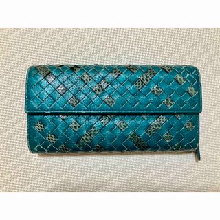 BOTTEGA VENETA（長財布 ・ ブルー・ネイビー/青色系）のフリマ