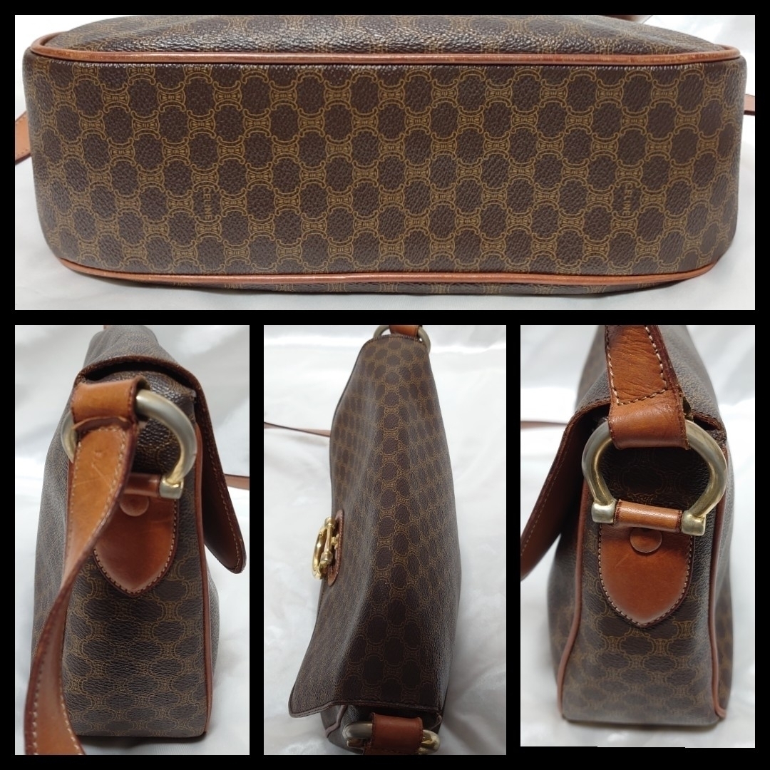 CELINE - CELINE マカダム柄 ショルダーバッグ ガンチーニの通販 by