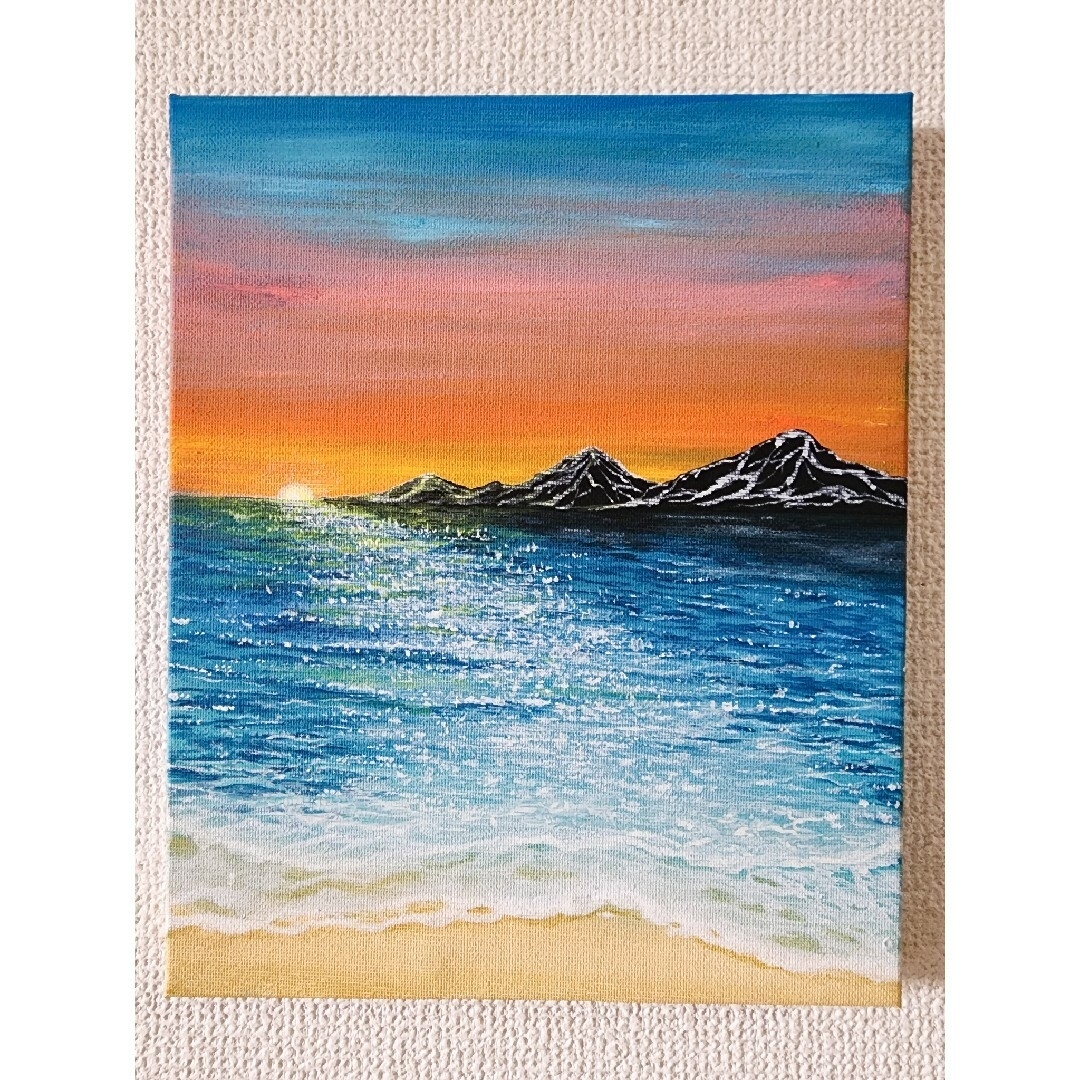 マ*Y様 【聖なる夜の贈り物】アクリル画 F6 風景画 絵画 マ*Y様