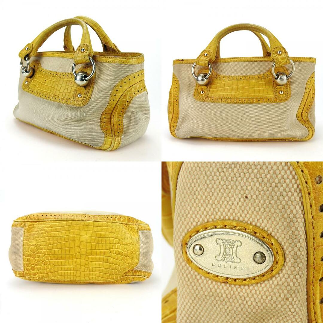 CELINE - 【中古】 セリーヌ ハンドバッグ ブギーバッグ キャンバス