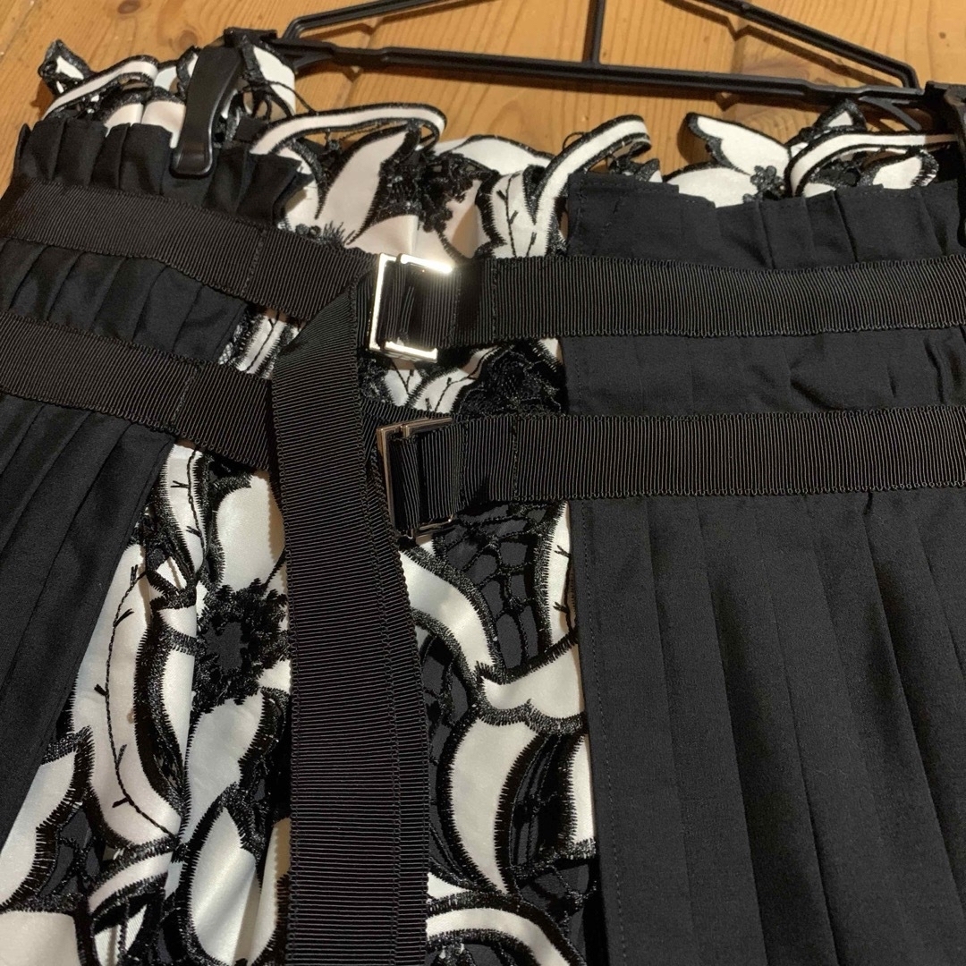 sacai - Sacai スカート サカイ アシンメトリー プリーツ 1の通販 by