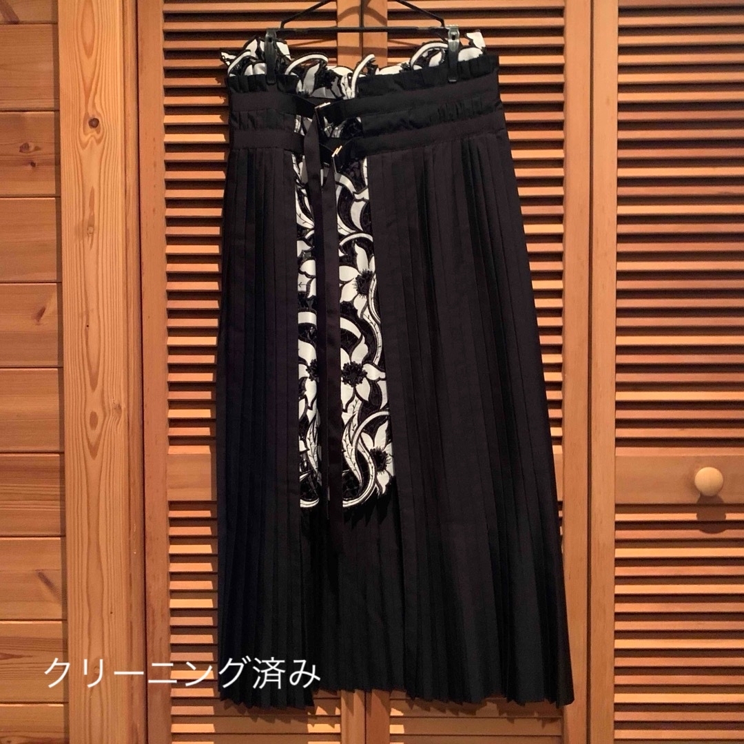 sacai - Sacai スカート サカイ アシンメトリー プリーツ 1の通販 by