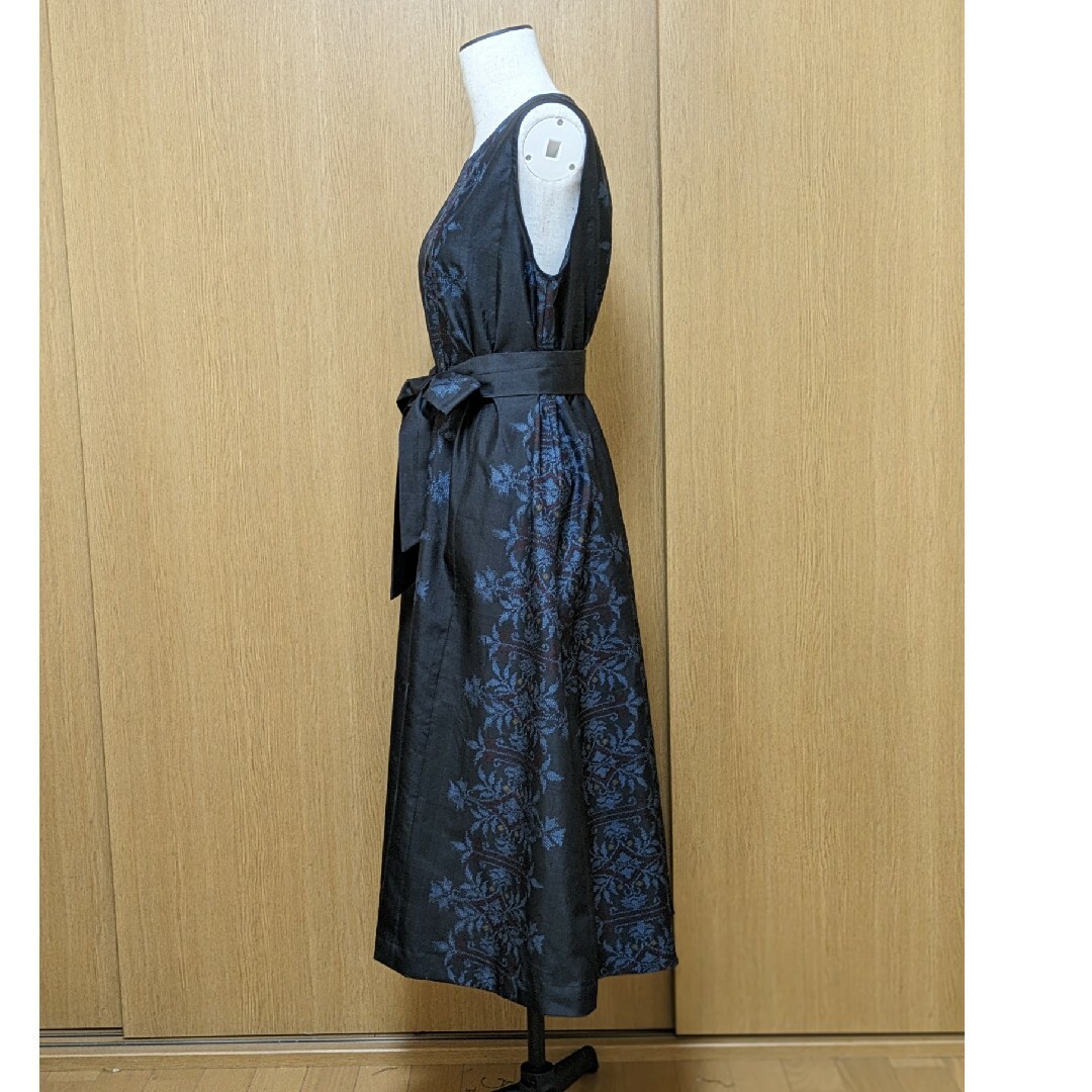 SOLD 着物リメイク ワンピース 大島紬 M〜Lの通販 by Yumi's shop｜ラクマ